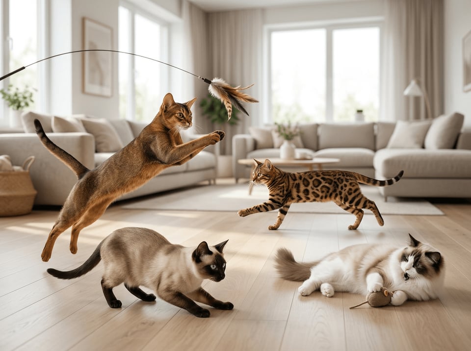 4 Best Playful And Energetic Cat Breeds