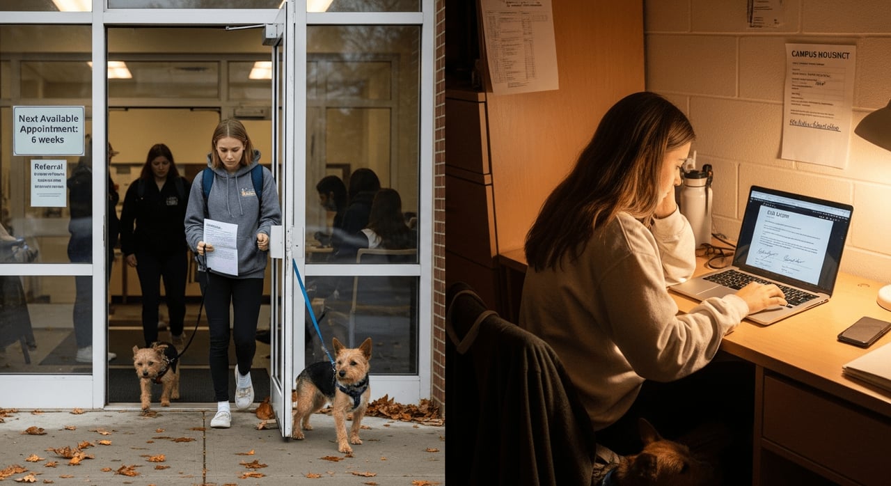 Student Health Center vs. Online ESA Letter: What College Students Need to Know