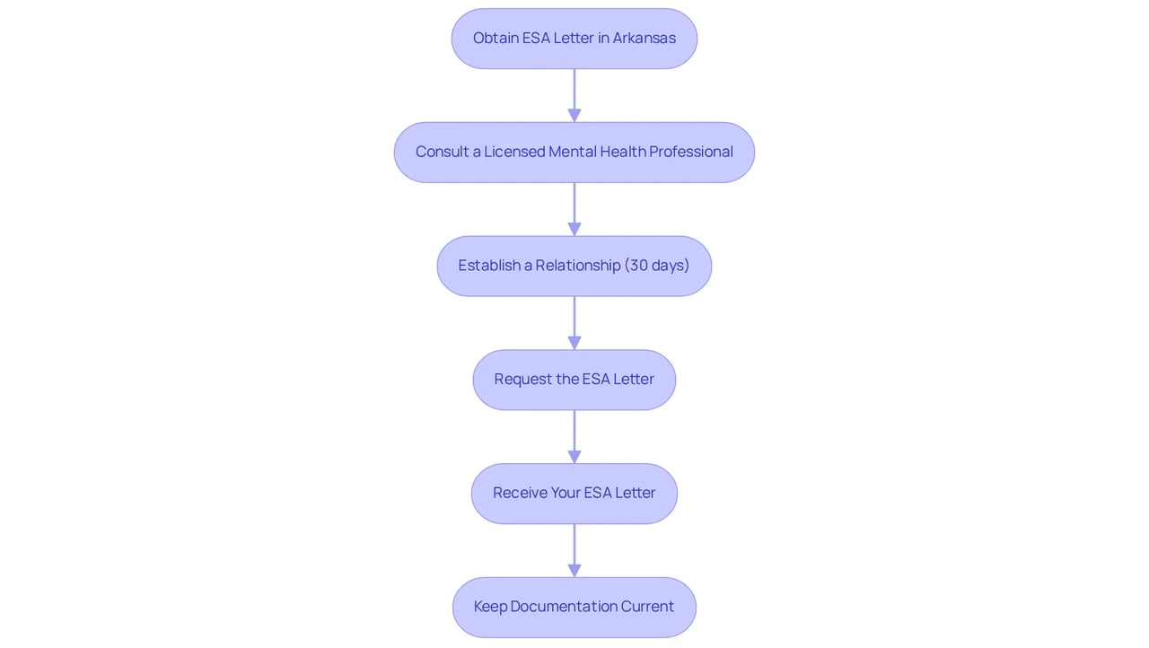 Each box represents a step in the process. Follow the arrows to see what you need to do at each stage, starting from consulting a mental health professional to keeping your documentation updated. Each box represents a step in the process. Follow the arrows to see what you need to do at each stage, starting from consulting a mental health professional to keeping your documentation updated.