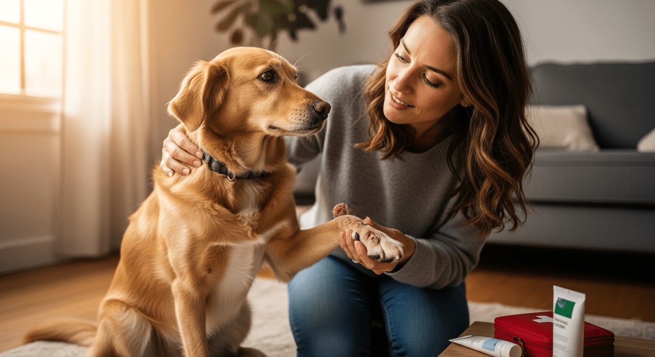 What Causes Blisters On Dogs Paws