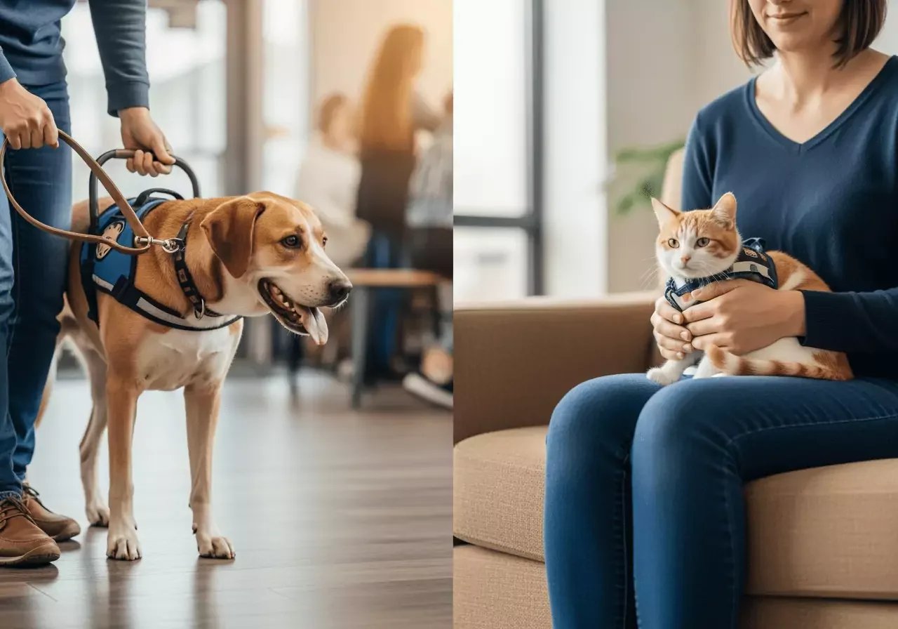 difference between esa travel letter and service animal documentation